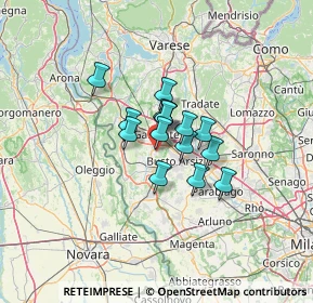 Mappa Via Ricci, 21017 Samarate VA, Italia (7.516)