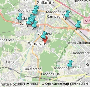 Mappa Via Ricci, 21017 Samarate VA, Italia (2.24364)