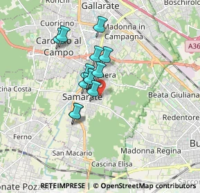 Mappa Via Ricci, 21017 Samarate VA, Italia (1.23231)