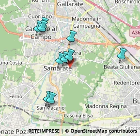 Mappa Via Ricci, 21017 Samarate VA, Italia (1.71083)