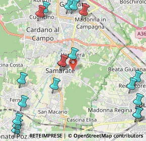 Mappa Via Ricci, 21017 Samarate VA, Italia (3.0665)