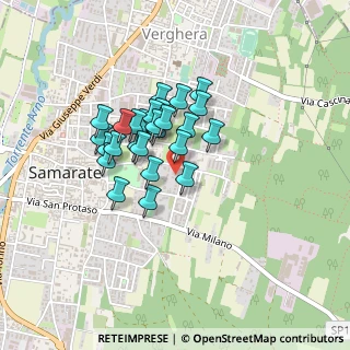 Mappa Via Ricci, 21017 Samarate VA, Italia (0.3)