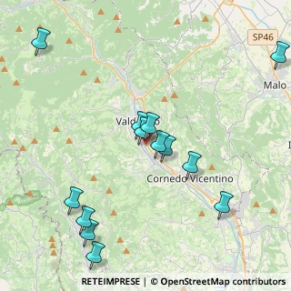 Mappa Via Monte Ortigara, 36070 Cornedo Vicentino VI, Italia (4.81786)