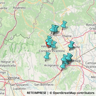 Mappa Via Monte Ortigara, 36070 Cornedo Vicentino VI, Italia (12.37813)