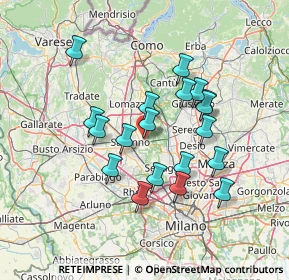 Mappa Vicolo Alfonso Lamarmora, 20816 Ceriano Laghetto MB, Italia (12.26474)