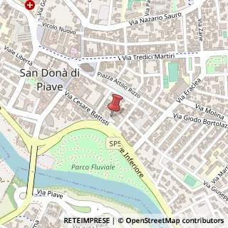 Mappa Via Cesare Battisti, 53, 30027 San Donà di Piave, Venezia (Veneto)