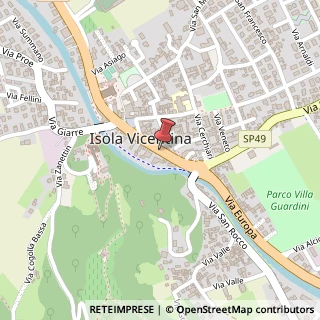 Mappa Via Guglielmo Marconi, 45, 36033 Isola Vicentina, Vicenza (Veneto)