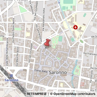 Mappa Vicolo Scuole, 15, 21047 Saronno, Varese (Lombardia)