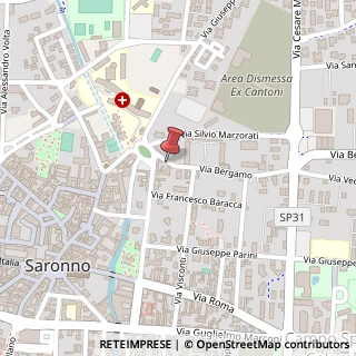 Mappa Via Bergamo,  6, 21047 Saronno, Varese (Lombardia)