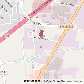 Mappa Via di Termini, 7C, 24040 Osio Sopra, Bergamo (Lombardia)