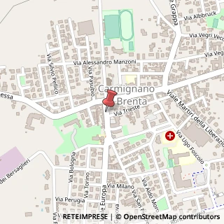 Mappa Via del Popolo, 9, 35010 Carmignano di Brenta, Padova (Veneto)