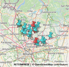 Mappa Via Antonio Gramsci, 20853 Biassono MB, Italia (9.12529)