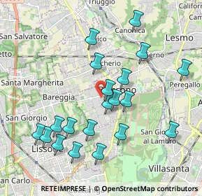 Mappa Via Antonio Gramsci, 20853 Biassono MB, Italia (1.9745)