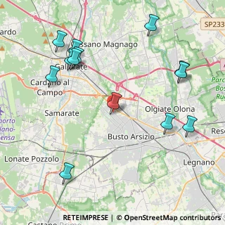 Mappa Via Brennero, 21052 Busto Arsizio VA, Italia (4.94462)