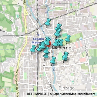 Mappa Piazza Arrigoni Monsignor, 20811 Cesano Maderno MB, Italia (0.2805)