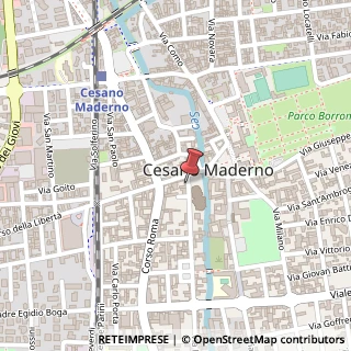 Mappa Via Dante Alighieri, 6, 20811 Cesano Maderno, Monza e Brianza (Lombardia)