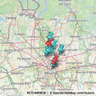 Mappa Via M. Resegone, 20031 Cesano Maderno MB, Italia (8.035)
