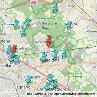 Mappa Via Pietro Nenni, 20027 Rescaldina MI, Italia (2.769)