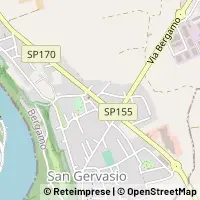 Hartă Capriate San Gervasio