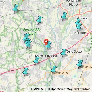 Mappa Via A. Canova, 24042 Capriate San Gervasio BG, Italia (5.15813)
