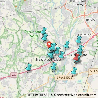 Mappa Via A. Canova, 24042 Capriate San Gervasio BG, Italia (3.43211)