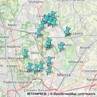 Mappa Via S. Margherita, 20851 Lissone MB, Italia (3.677)
