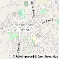 Karte Carmignano di Brenta