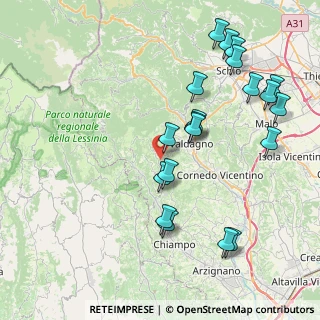 Mappa Località Pizzati, 36070 Altissimo VI, Italia (8.8565)
