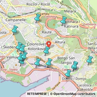 Mappa Via Costalunga, 34149 Trieste TS, Italia (1.30267)