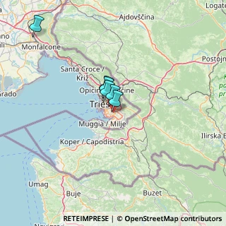 Mappa Via Costalunga, 34149 Trieste TS, Italia (44.65125)