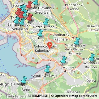 Mappa Via Costalunga, 34149 Trieste TS, Italia (3.1885)