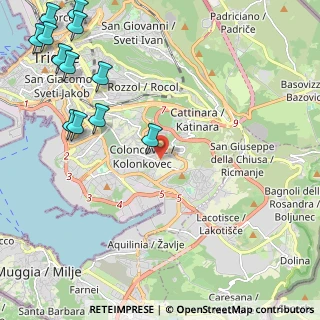 Mappa Via Costalunga, 34149 Trieste TS, Italia (3.1575)