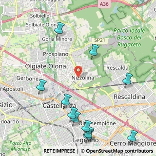 Mappa Via San Carlo, 21050 Marnate VA, Italia (2.79636)