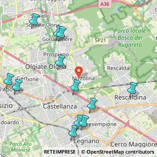 Mappa Via San Carlo, 21050 Marnate VA, Italia (2.6825)