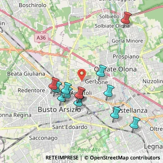 Mappa 21057 Busto Arsizio VA, Italia (1.87231)