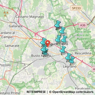 Mappa 21057 Busto Arsizio VA, Italia (2.7475)