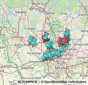 Mappa Via Giuseppe Garibaldi, 21047 Saronno VA, Italia (10.5175)