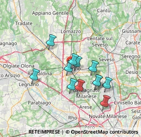 Mappa Via Giuseppe Garibaldi, 21047 Saronno VA, Italia (5.83917)