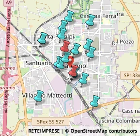 Mappa Via Giuseppe Garibaldi, 21047 Saronno VA, Italia (0.668)