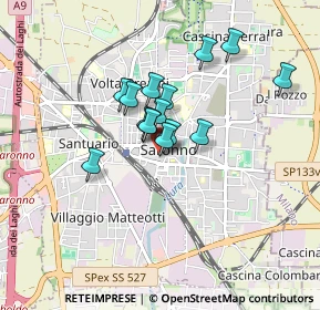 Mappa Via Giuseppe Garibaldi, 21047 Saronno VA, Italia (0.59267)