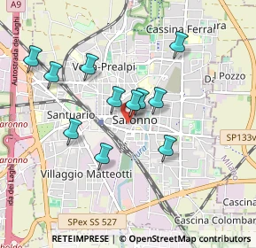 Mappa Via Garibaldi Giuseppe, 21047 Saronno VA, Italia (0.78455)