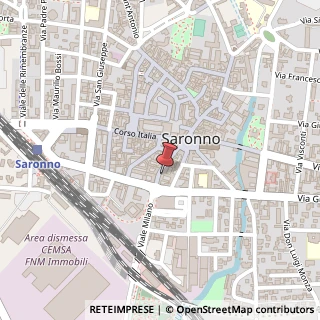 Mappa Via Giuseppe Garibaldi, 40, 21047 Saronno, Varese (Lombardia)