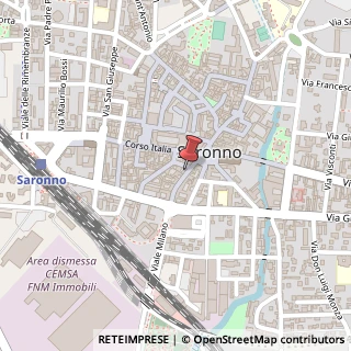 Mappa Via Garibaldi Giuseppe, 13, 21047 Saronno, Varese (Lombardia)
