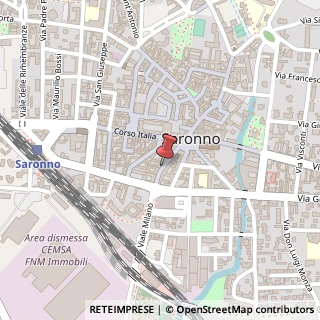 Mappa Via Giuseppe Garibaldi, 27, 21047 Saronno, Varese (Lombardia)