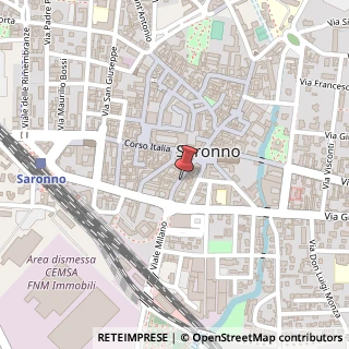 Mappa Via Giuseppe Garibaldi, 26, 21047 Saronno, Varese (Lombardia)