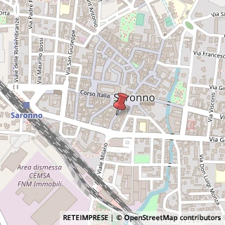 Mappa Via Giuseppe Garibaldi, 24, 21047 Saronno, Varese (Lombardia)