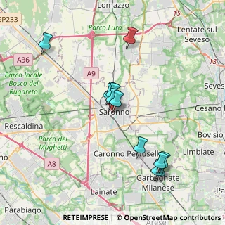 Mappa Via Garibaldi Giuseppe, 21047 Saronno VA, Italia (3.5225)