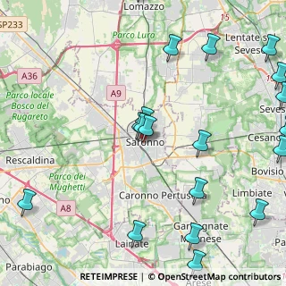 Mappa Via Garibaldi Giuseppe, 21047 Saronno VA, Italia (5.926)