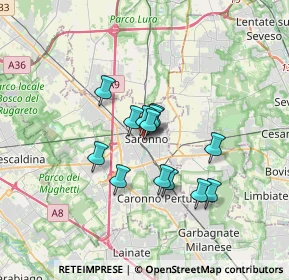 Mappa Via Giuseppe Garibaldi, 21047 Saronno VA, Italia (2.39462)