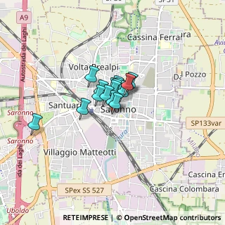 Mappa Via Garibaldi Giuseppe, 21047 Saronno VA, Italia (0.38176)